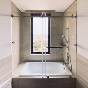Sliding Door Kamar Mandi, partisi kaca kamar mandi