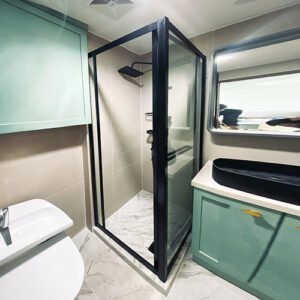 Kaca Sekat Shower Apartemen Setiabudi Kuningan Jakarta Selatan
