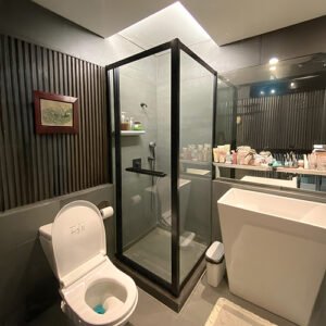 Kaca Sekat Shower, partisi kaca kamar mandi