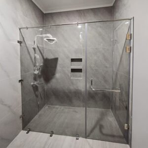 Sekat Kaca Shower, partisi kaca kamar mandi