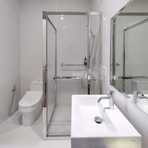 Shower Box Kamar Mandi, partisi kaca kamar mandi