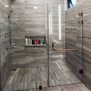 Kaca Shower Tempered, partisi kaca kamar mandi