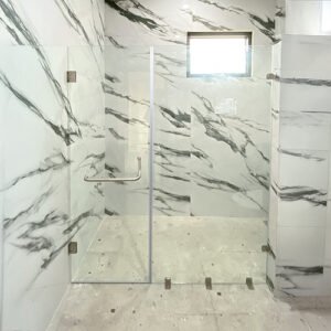 Screen Shower, partisi kaca kamar mandi