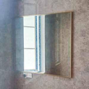 Cermin, partisi kaca kamar mandi