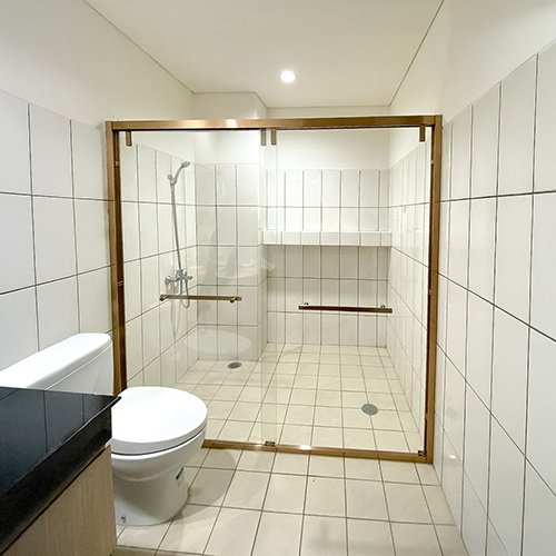 Sliding Glass Crystal Framed