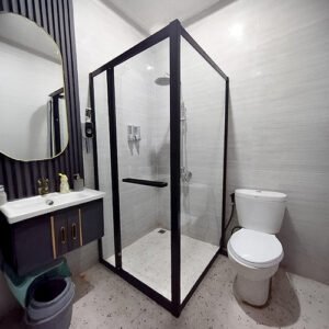 Kaca Shower Kamar Mandi, partisi kaca kamar mandi