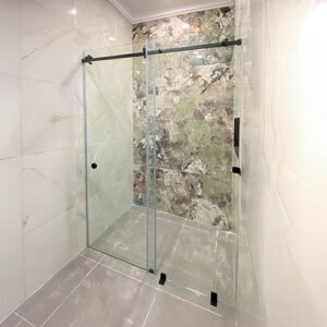 Pintu Sliding Kamar Mandi, partisi kaca kamar mandi