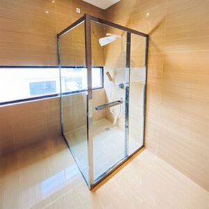 Kaca Shower Kamar Mandi, partisi kaca kamar mandi