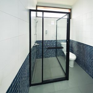 Kaca Shower Kamar Mandi, partisi kaca kamar mandi