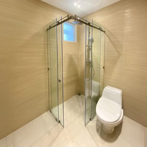 partisi kaca kamar mandi, pintu kamar mandi sliding door