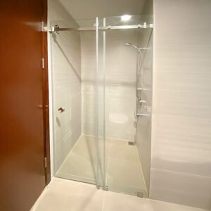 Kaca Shower Tempered, partisi kaca kamar mandi