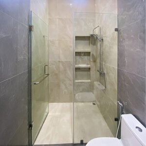 pintu kaca kamar mandi minimalis