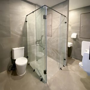PINTU KACA KAMAR MANDI MINIMALIS