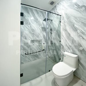 PINTU KACA KAMAR MANDI MINIMALIS