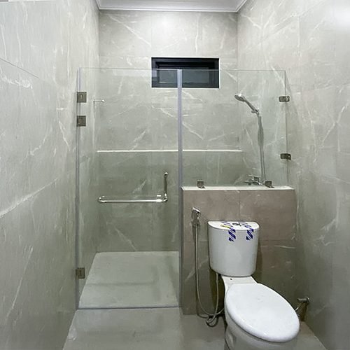 Kaca Shower Tempered, partisi kaca kamar mandi