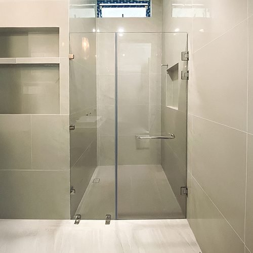 Screen Shower, partisi kaca kamar mandi