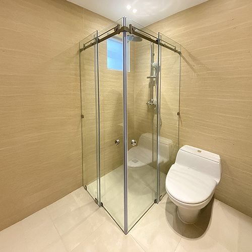 SLIDING DOOR KAMAR MANDI, partisi kaca kamar mandi, pintu kamar mandi sliding door