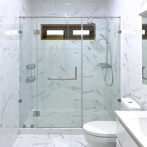 PINTU KACA KAMAR MANDI MINIMALIS