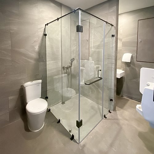 PINTU KACA KAMAR MANDI MINIMALIS
