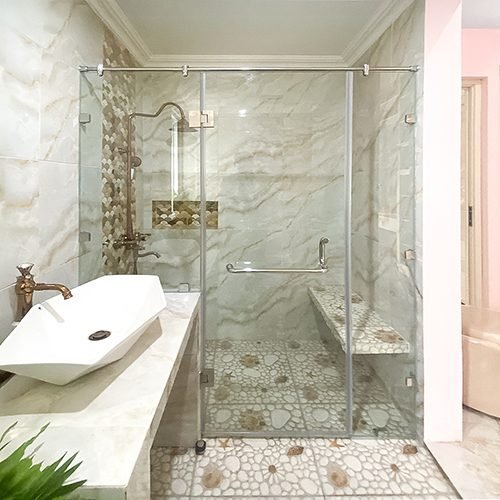 PINTU KACA KAMAR MANDI MINIMALIS