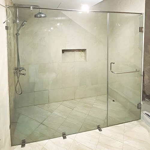 Partisi Kaca Tempered Kamar Mandi Standar